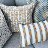 Lido Tobacco Linen Cushion - 35cm