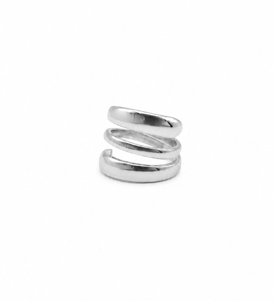 Silver Triple Twist Ring