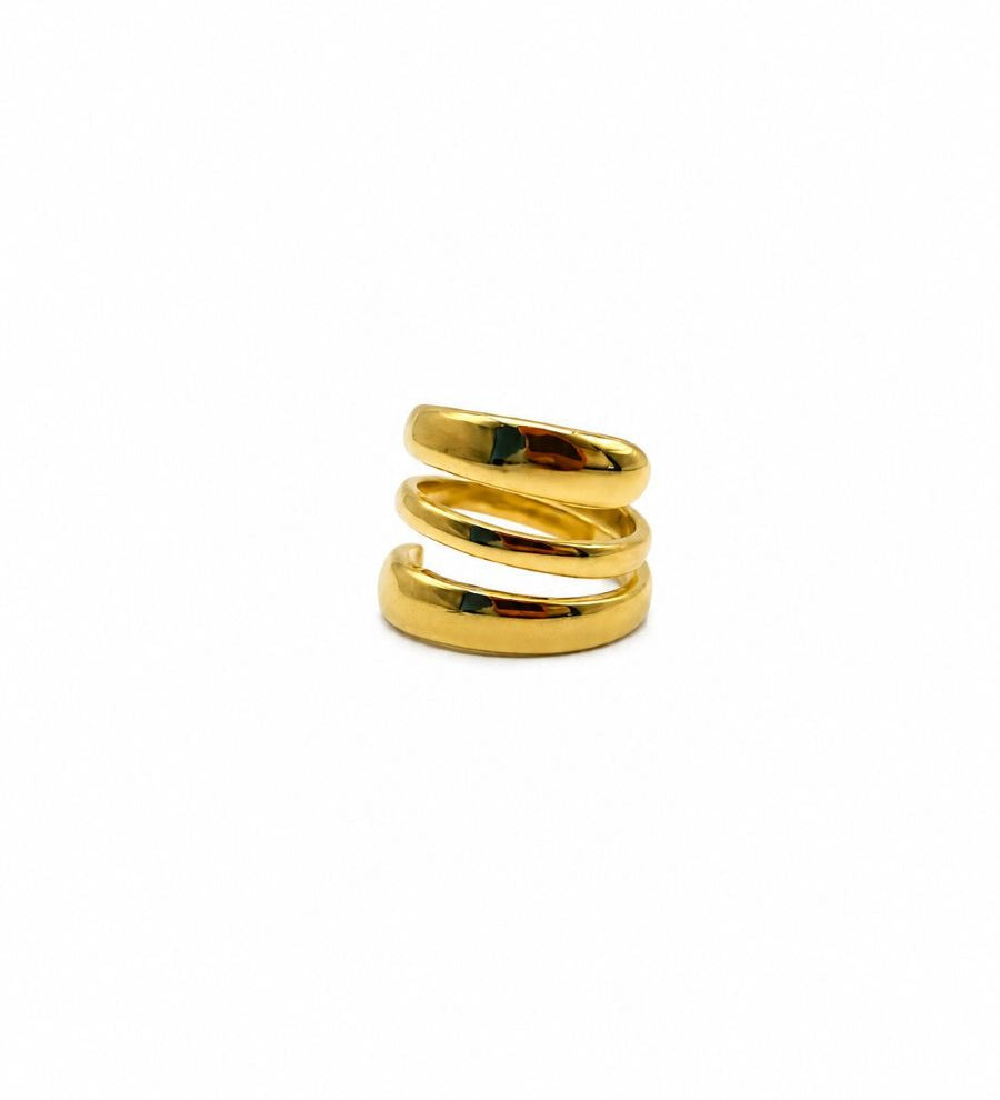 Gold Triple Twist Ring