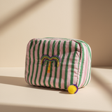 Stripe Capri Cosmetic Pouch