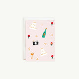 Vanilla Cake nd Bubbly - Petite Card