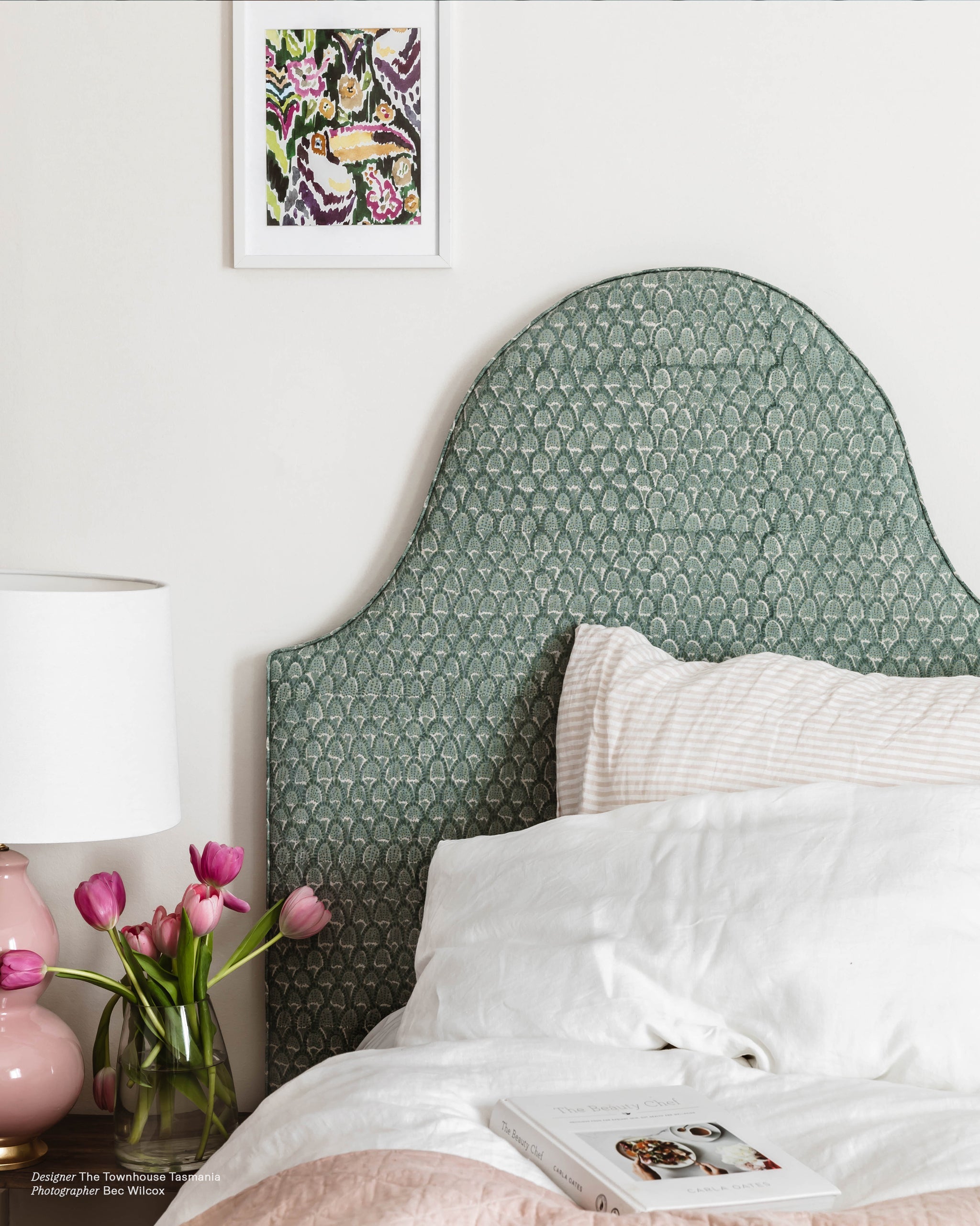 Scopello Celadon fabric by Walter G shown in a styled interior, reference LINN19.006