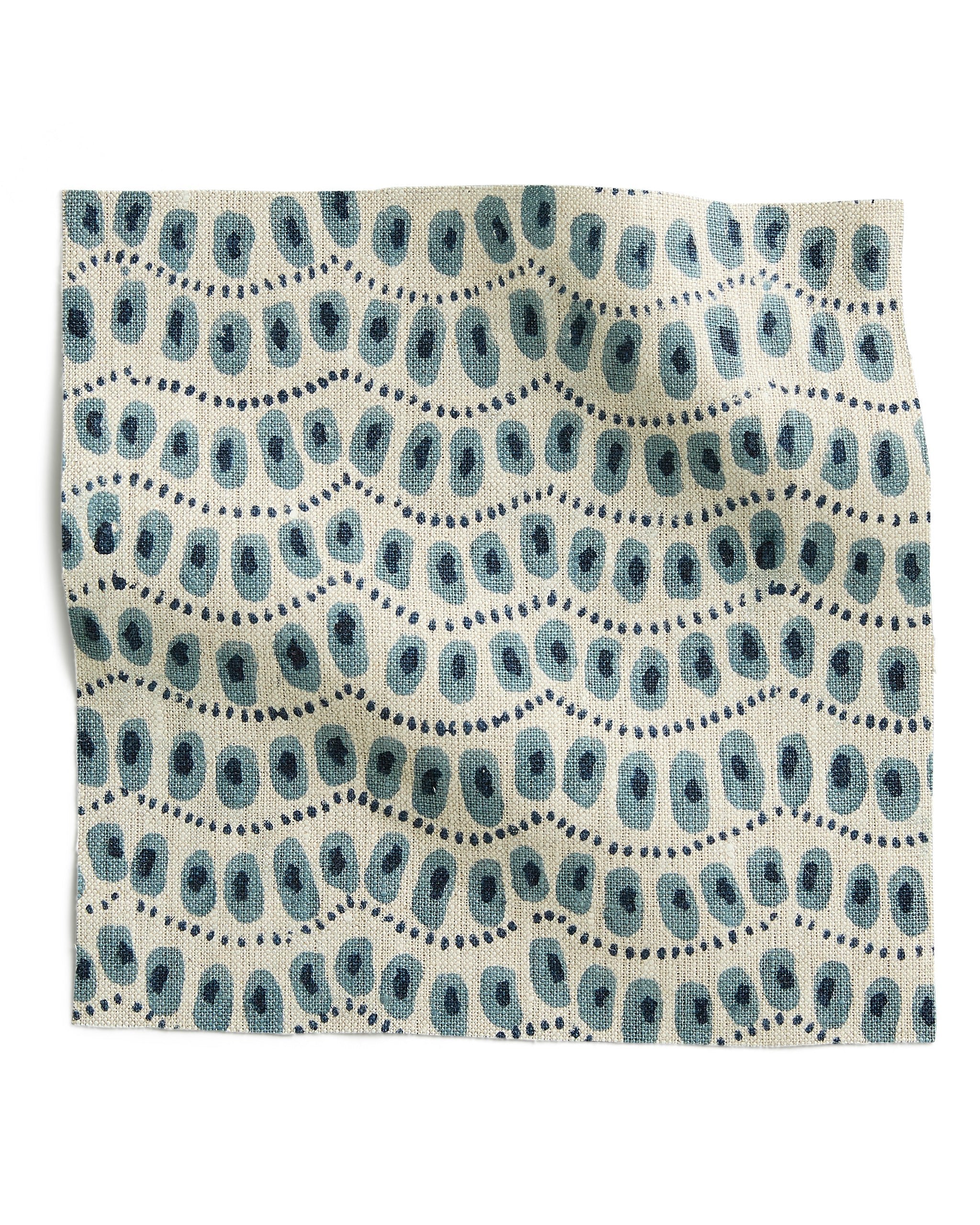 Amulet Azure fabric by Walter G, reference LINN21.010