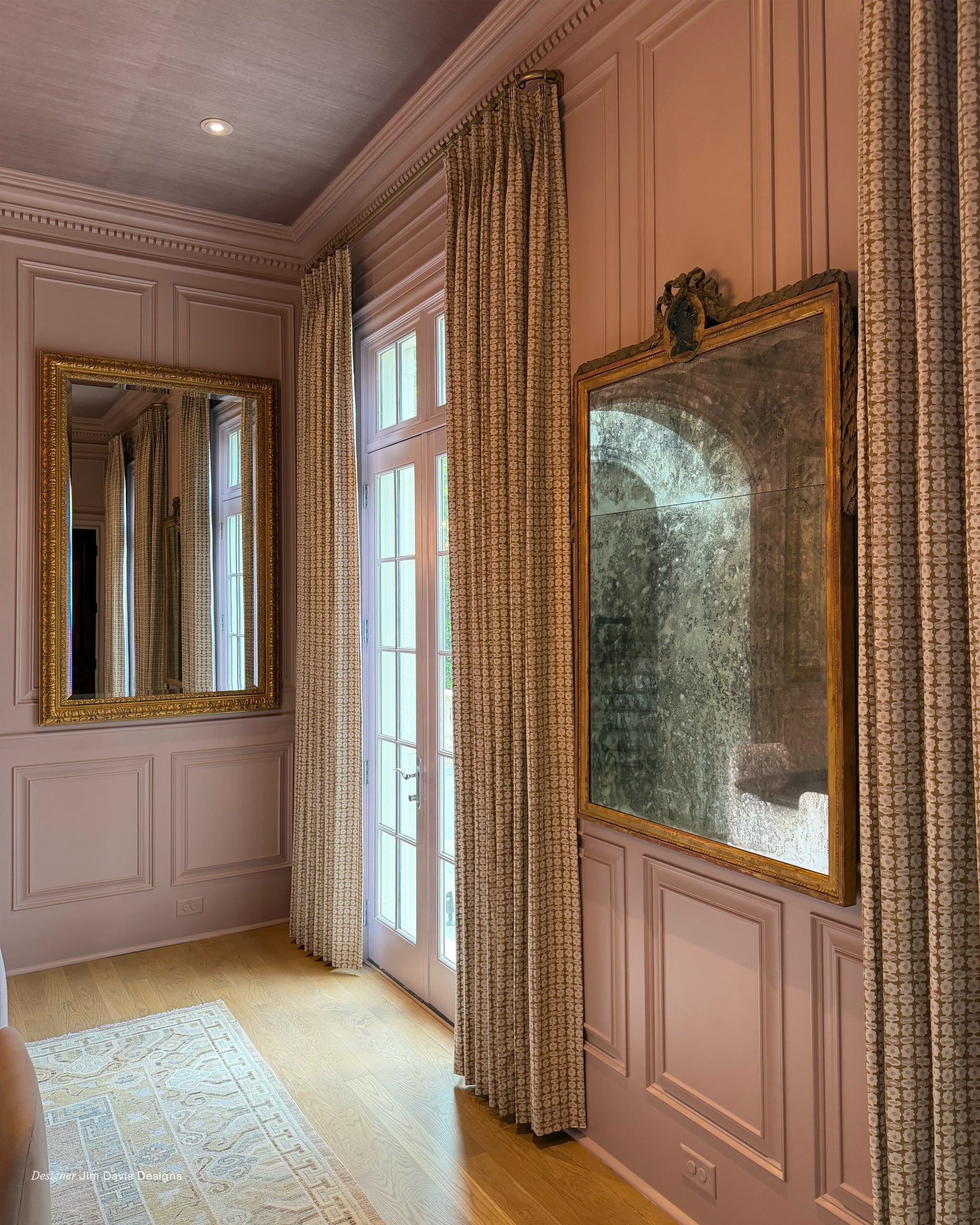Pahari Saffron fabric by Walter G shown in a styled interior, reference LINN21.012