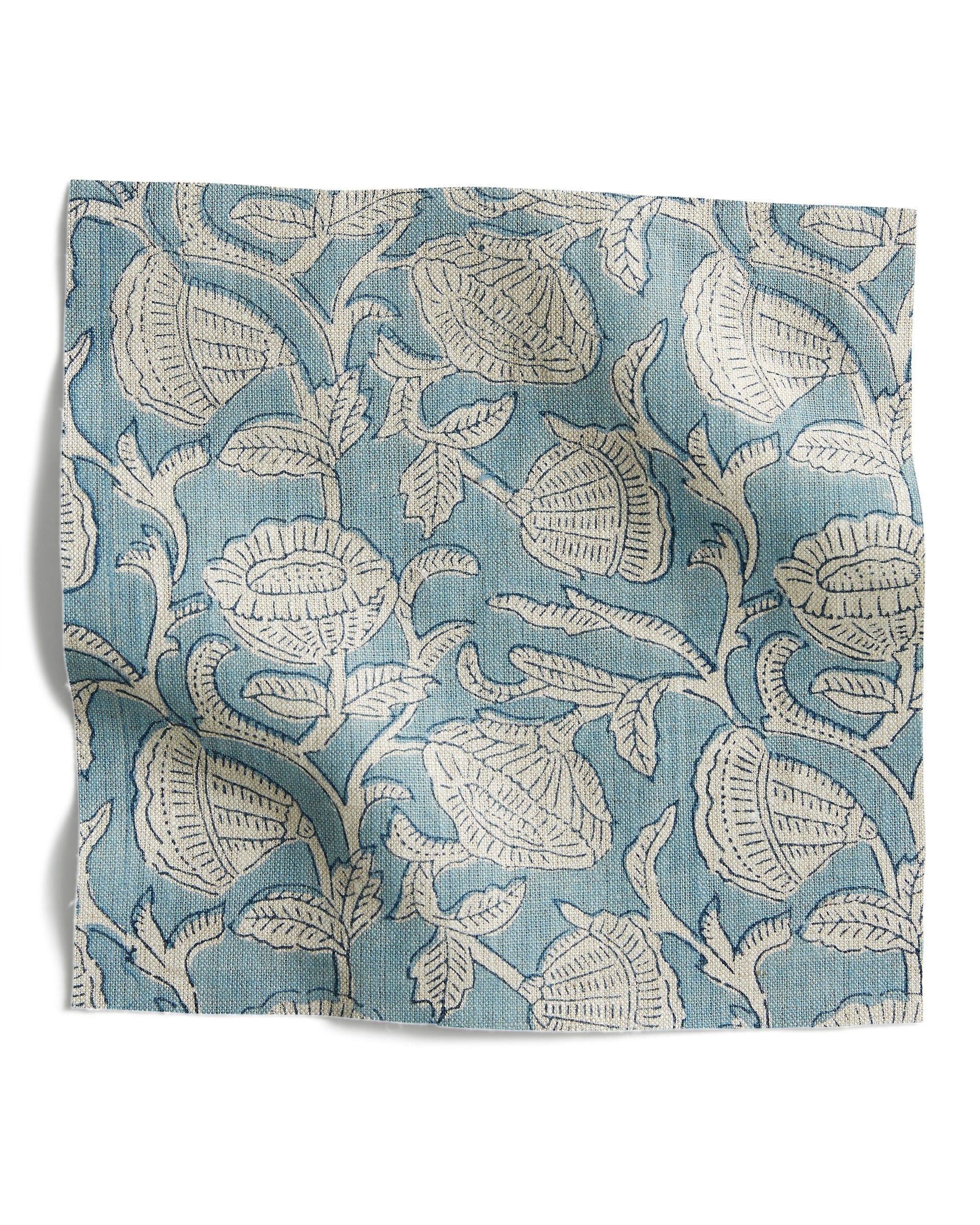 Marbella Azure fabric by Walter G, reference LINN22.004