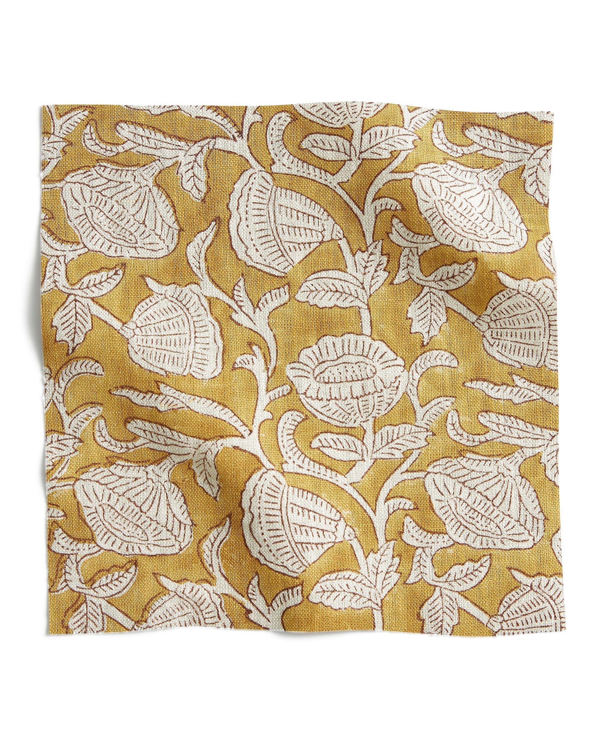 Marbella Saffron fabric by Walter G, reference LINN22.008