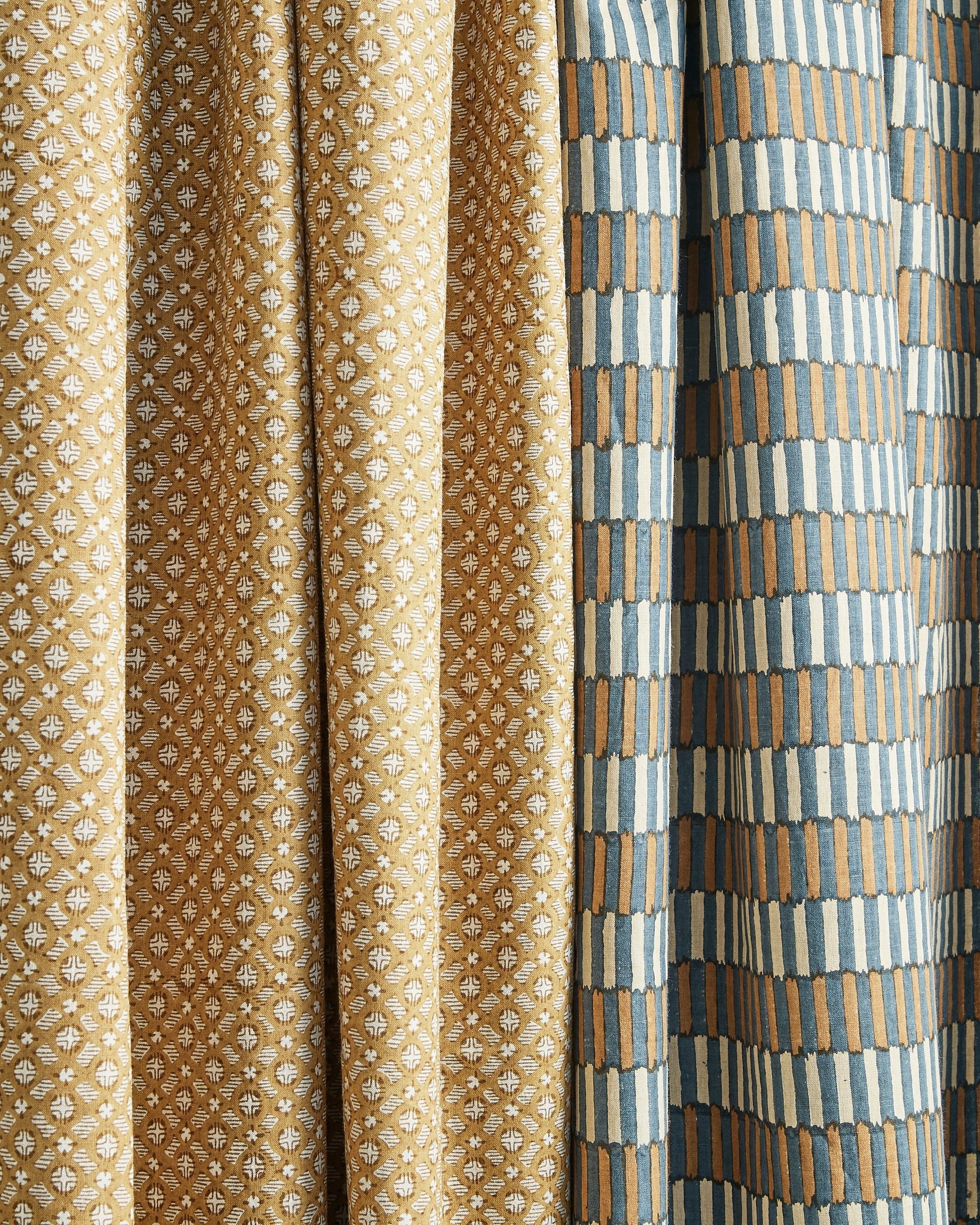 Khan Desert fabric by Walter G shown in a styled interior, reference LINN25.002