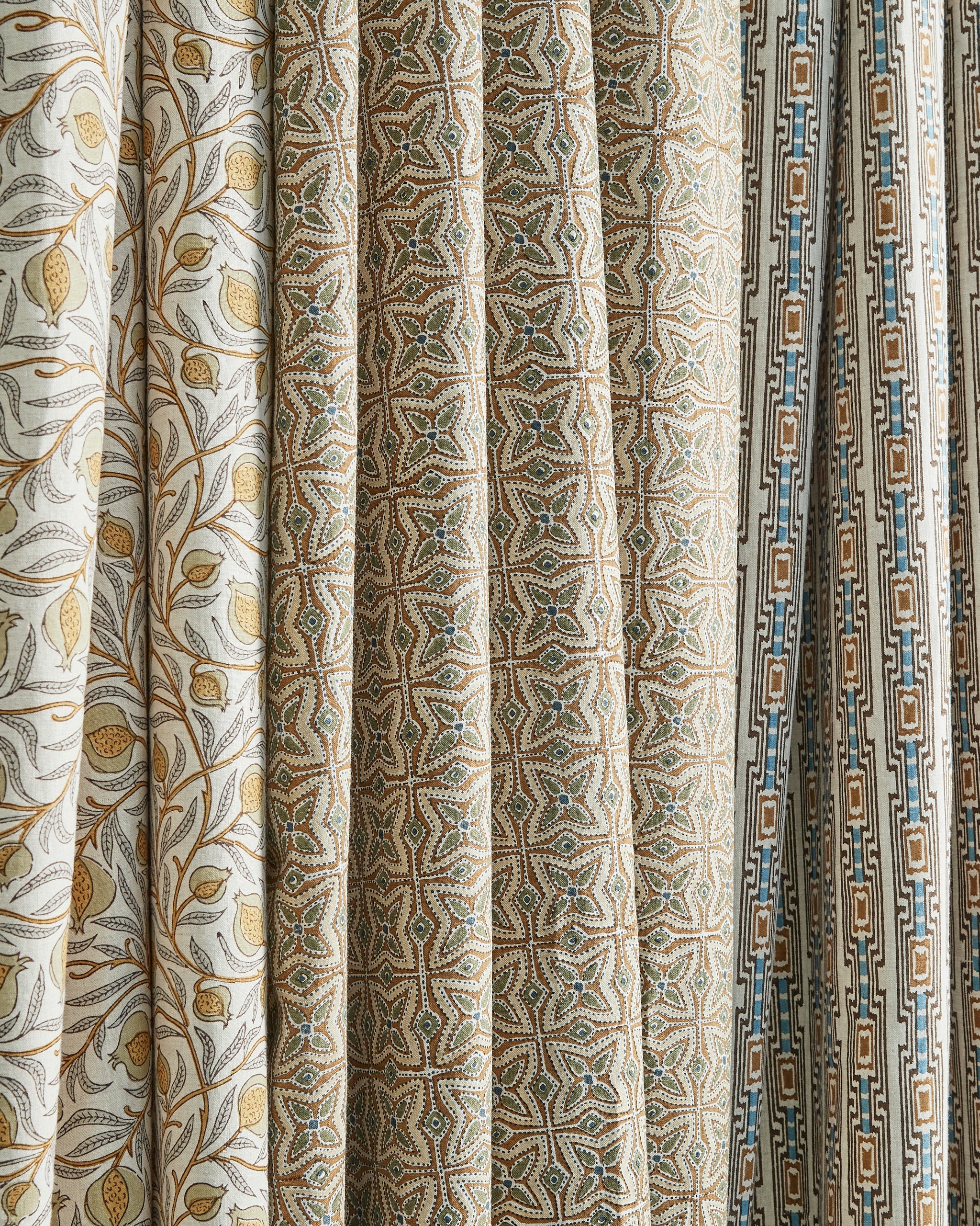 Patuli Desert fabric by Walter G shown in a styled interior, reference LINN25.004