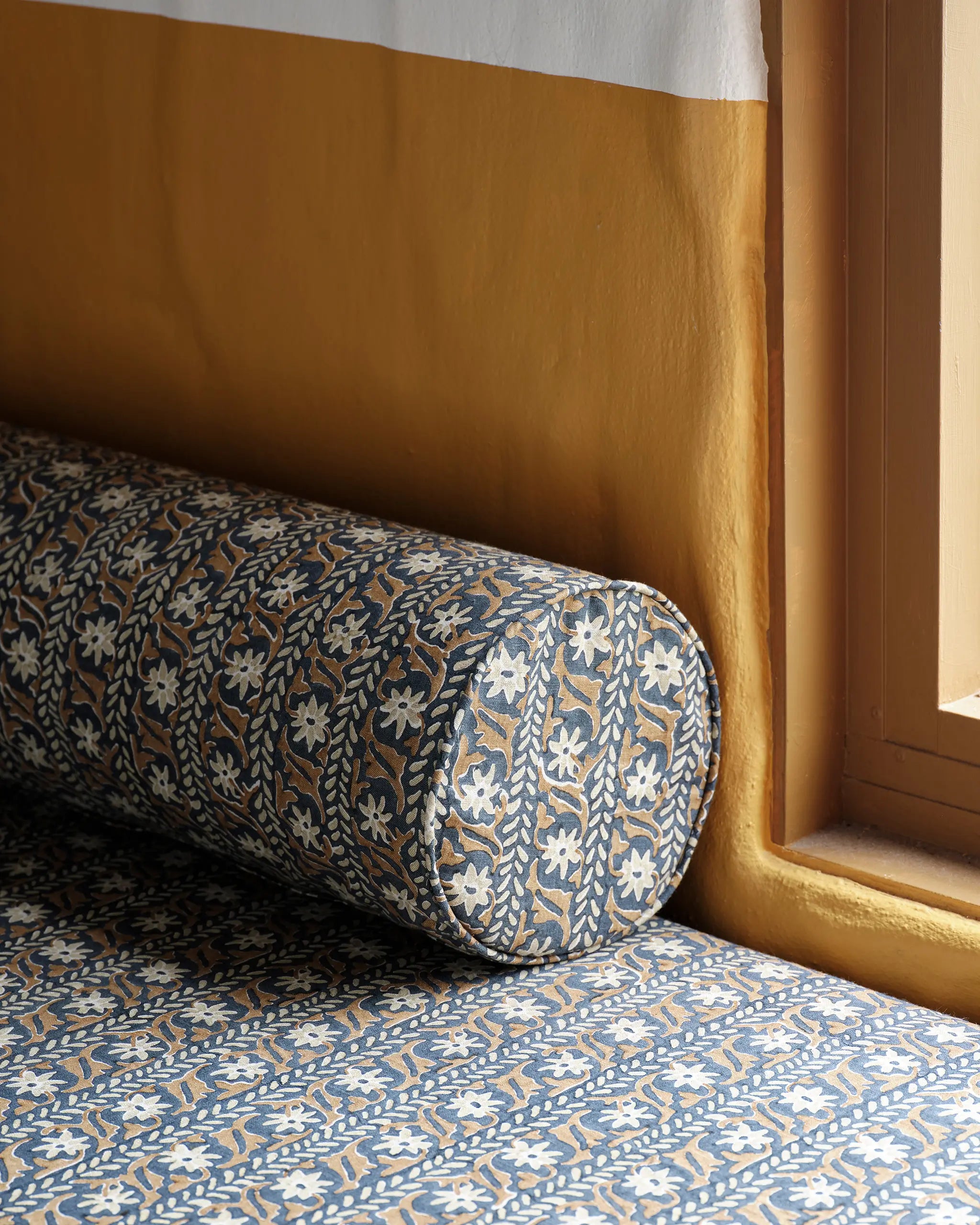 Oia Desert fabric by Walter G shown in a styled interior, reference LINN26.008