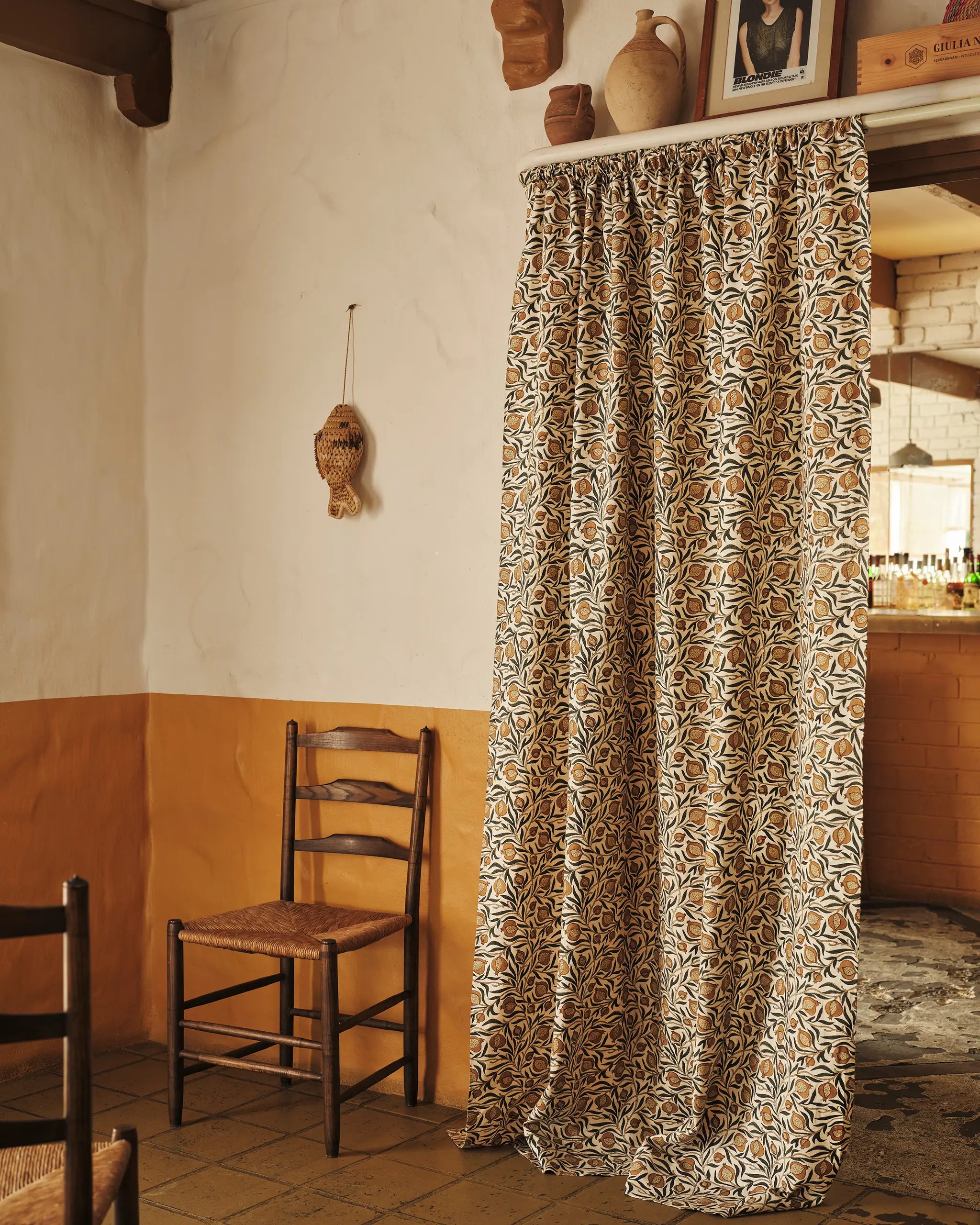 Medusa Desert fabric by Walter G shown in a styled interior, reference LINN26.011