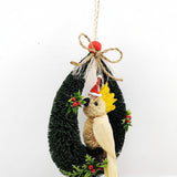 Christmas Door Hanger Wreath - Cockatoo