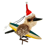 Christmas Ornament - Kookaburra with Surfboard
