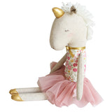 Yvette Unicorn Doll  - Rose Garden