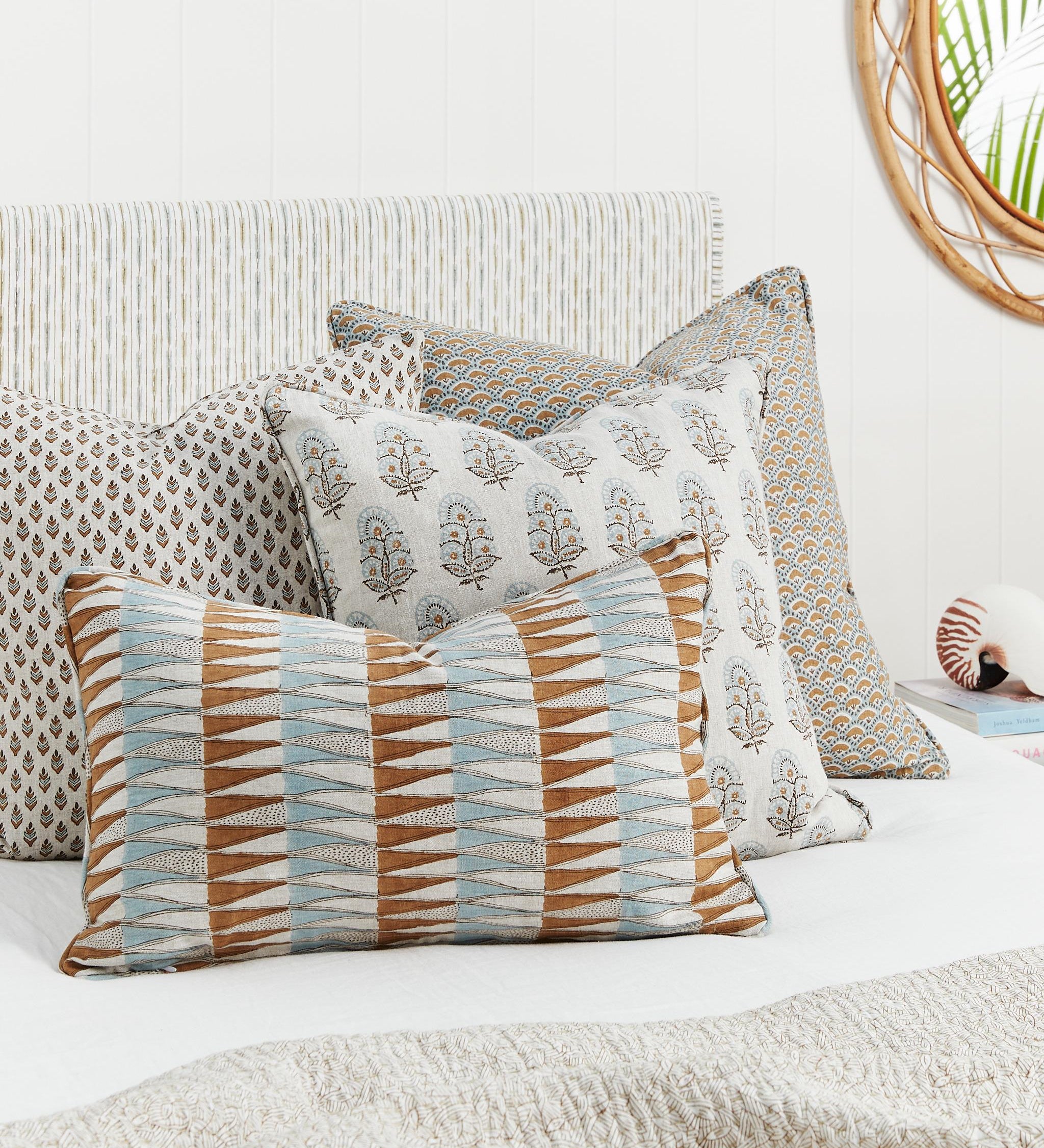 Zardosi Sahara Linen Cushion - 50cm