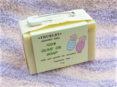 BABY 100% OLIVE OIL SOAP 125G.