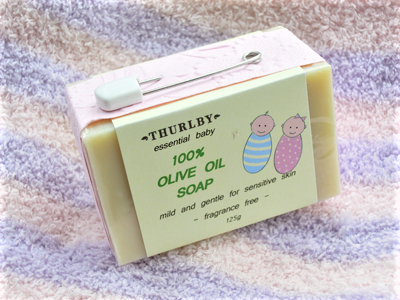 BABY 100% OLIVE OIL SOAP 125G.