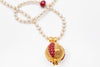 POMEGRANATE PEARLS NECKLACE