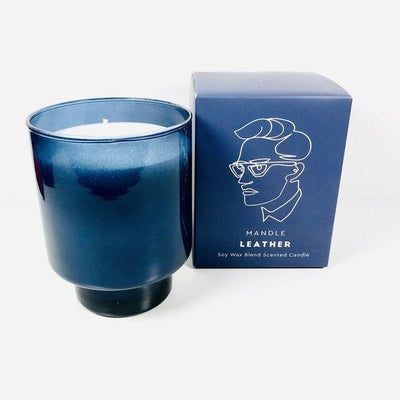 MANDLE LEATHER SCENTED CANDLE