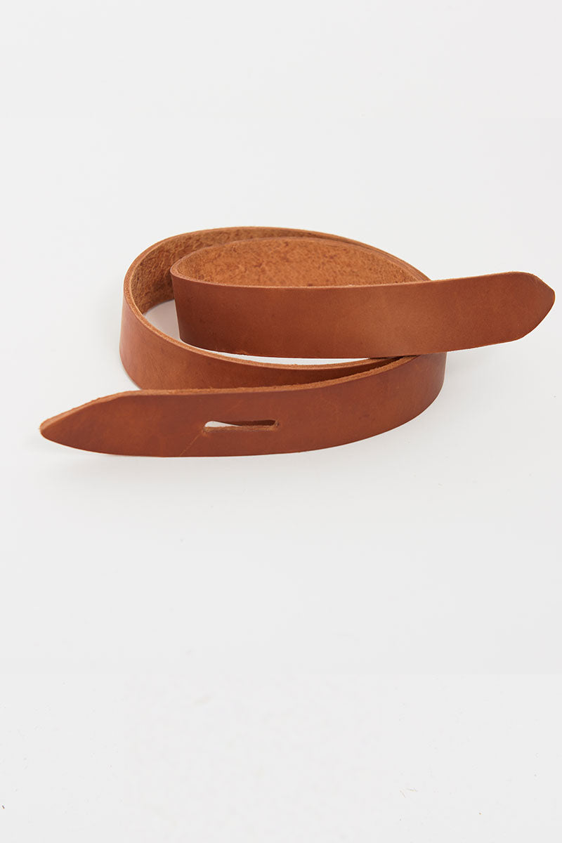 THE EASY LEATHER BELT - TAN