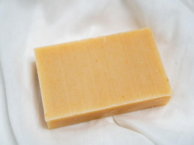 ESSENTIAL BABY GOATS MILK SOAP WRAPPED IN CALICO