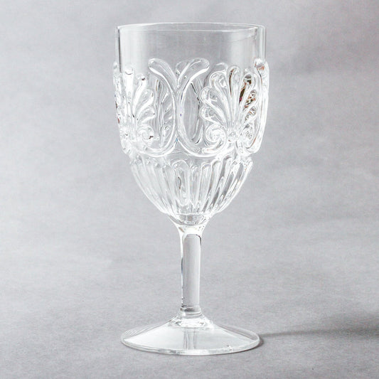 FLEMINGTON ACRYLIC WINE GLASS - CLEAR