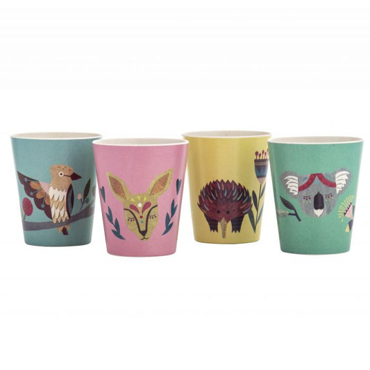 NATIVE FRIENDS B'BOO FIBRE CUP set of 4