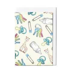 CARD - YELLOW BABY - GEORGES of Dubai