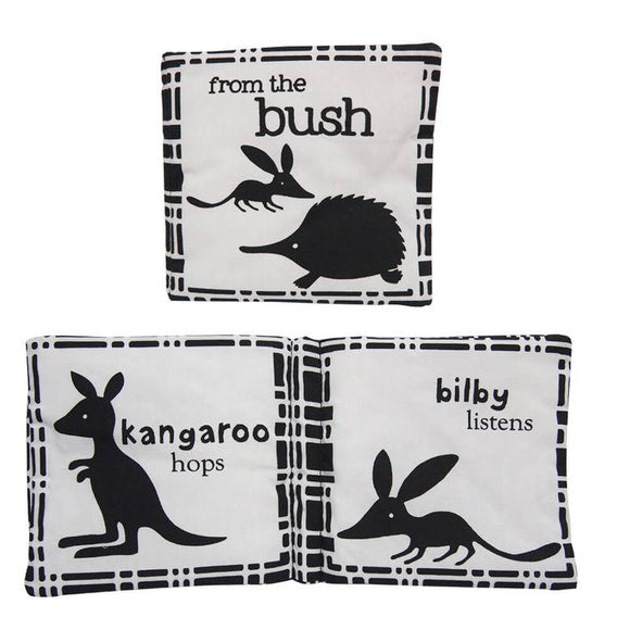 CRINKLY BOOK OF AUSSIE ANIMALS - FROM THE BUSH