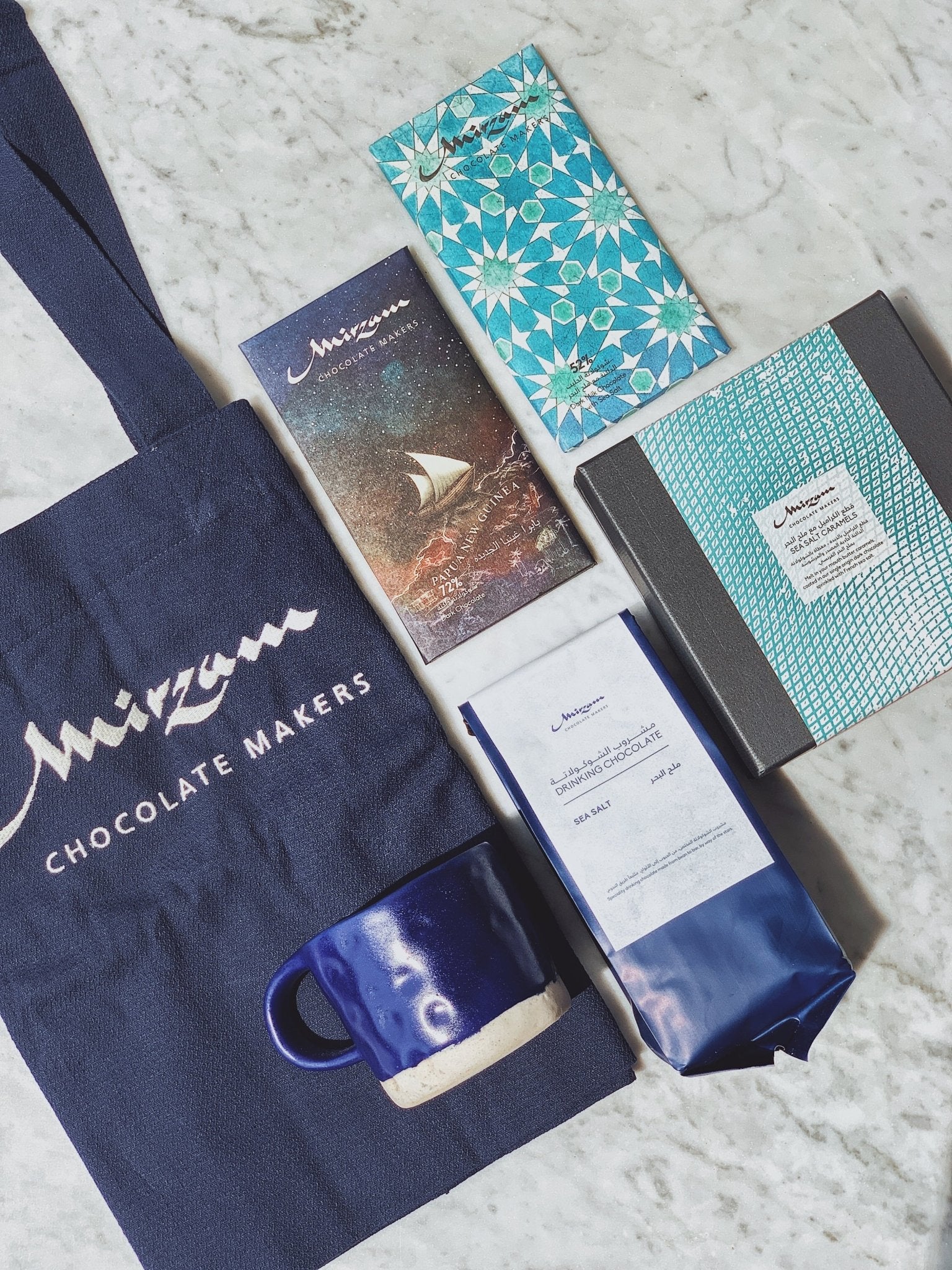 DARK MILK CHOCOLATE WITH SEA SALT 70g - GEORGES of Dubai