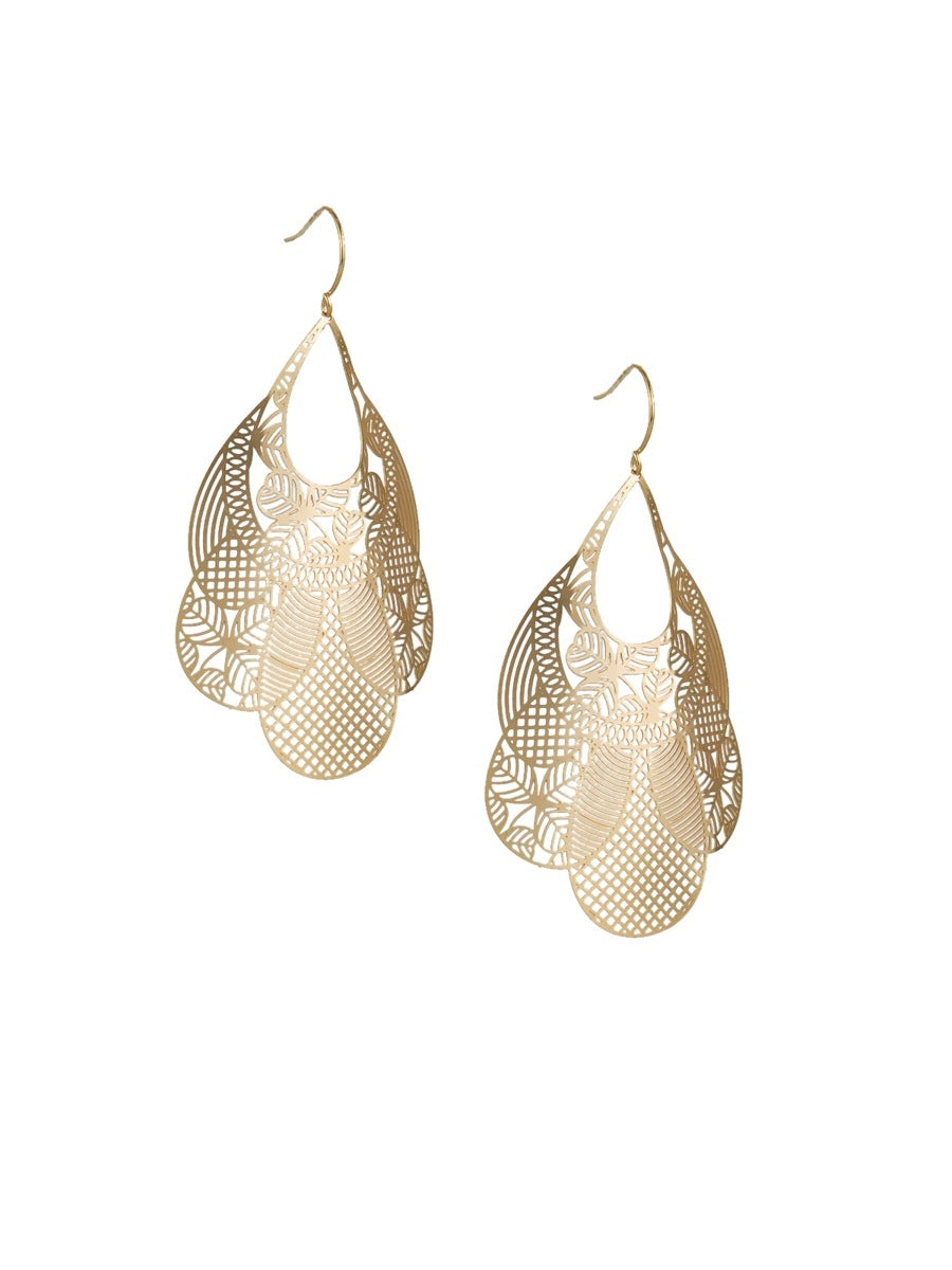 GOLD CANCUN EARRING