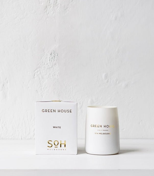 GREEN HOUSE WHITE MATTE GLASS - GEORGES of Dubai