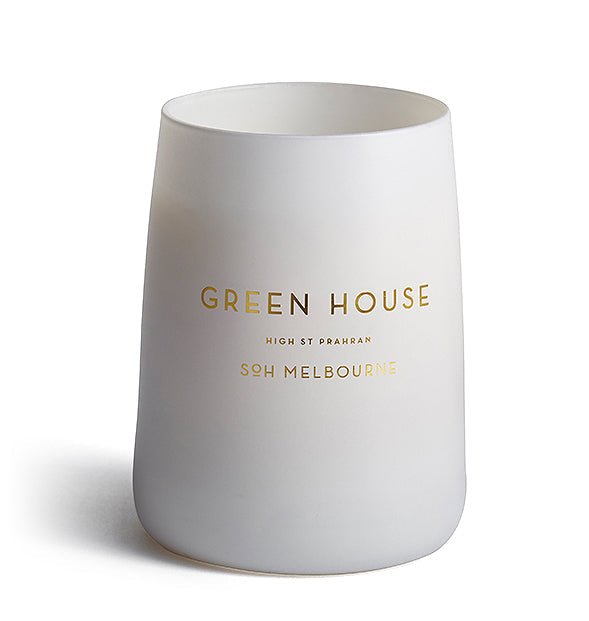 GREEN HOUSE WHITE MATTE GLASS - GEORGES of Dubai