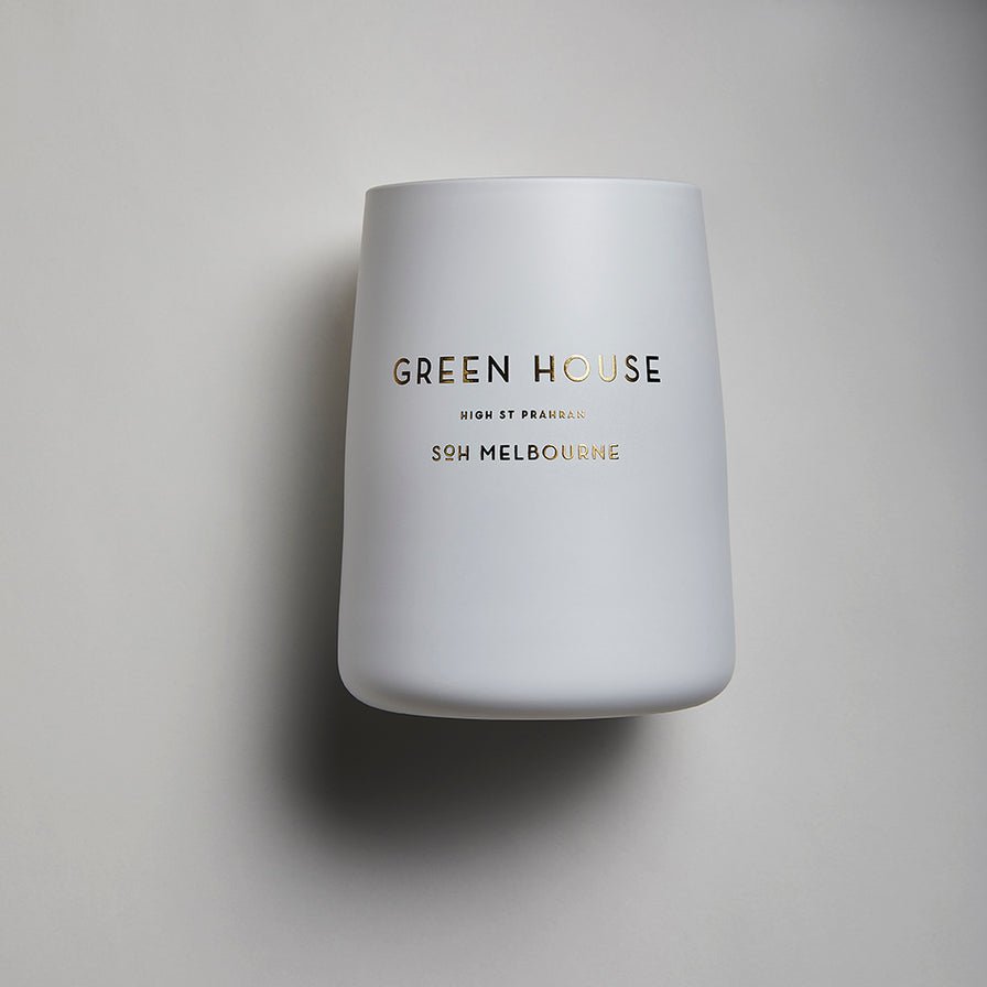 GREEN HOUSE WHITE MATTE GLASS - GEORGES of Dubai