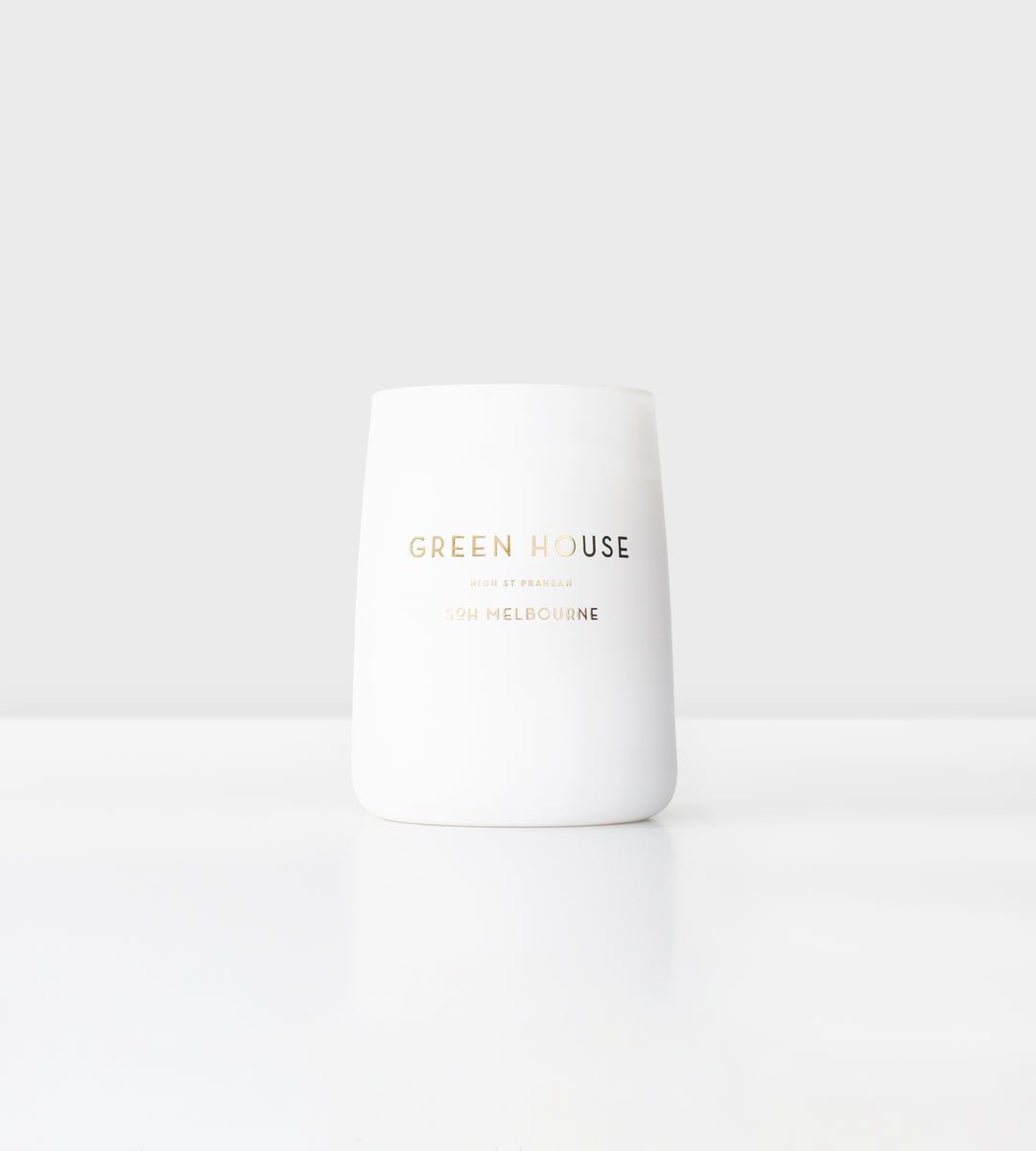 GREEN HOUSE WHITE MATTE GLASS - GEORGES of Dubai