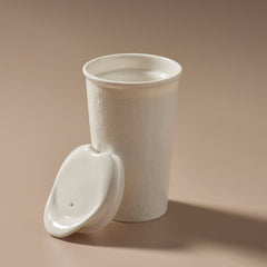 IT'S A KEEPER CERAMIC CUP - WHITE LINEN - GEORGES of Dubai