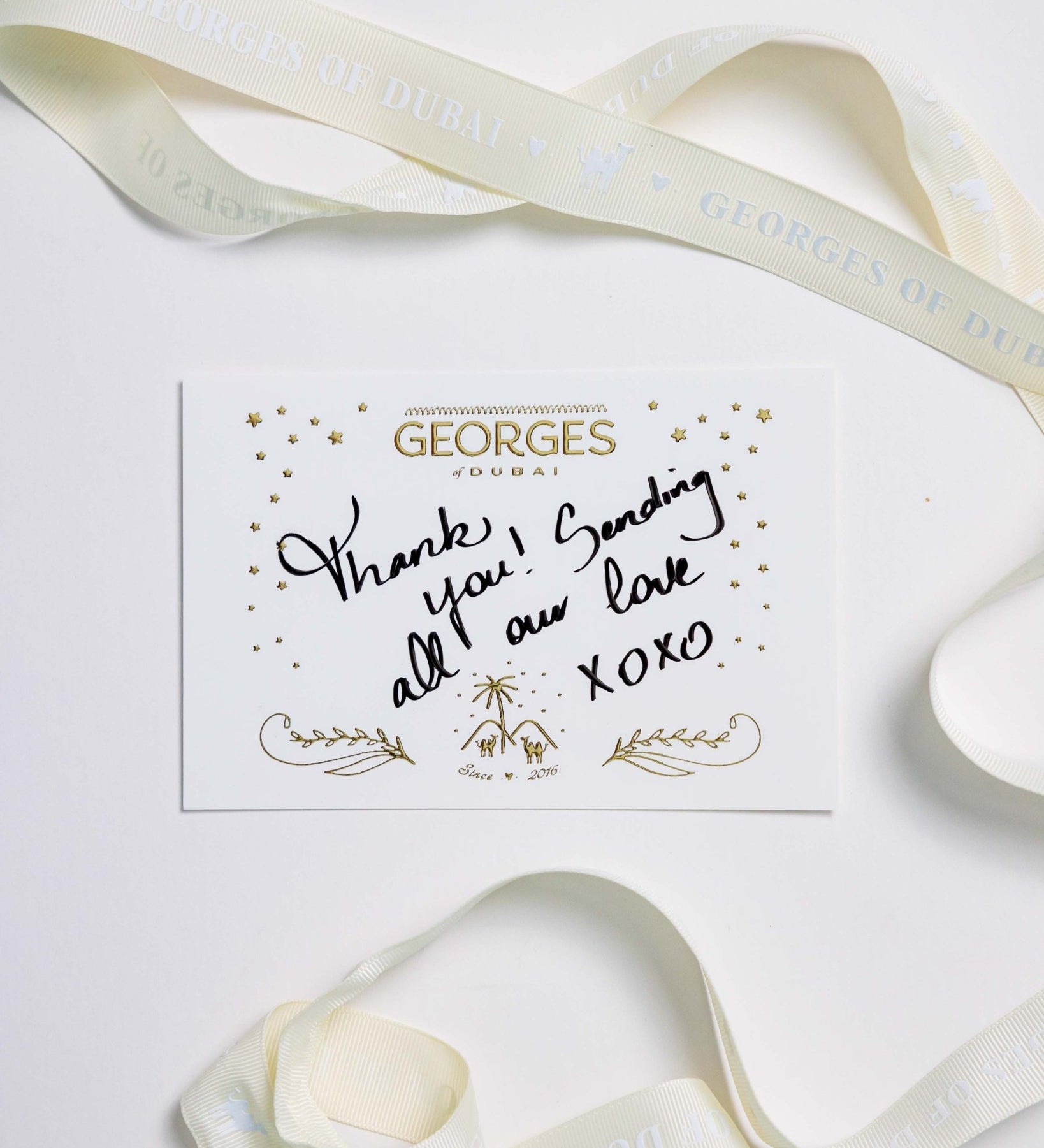 Note Card - GEORGES of Dubai