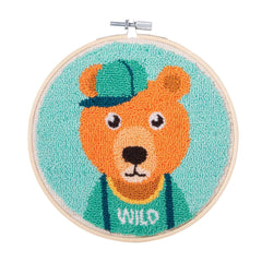 PUNCH NEEDLE KIT - AMUSING ANIMALS - GEORGES of Dubai
