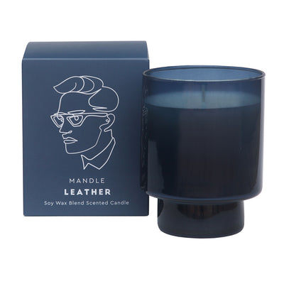 MANDLE LEATHER SCENTED CANDLE